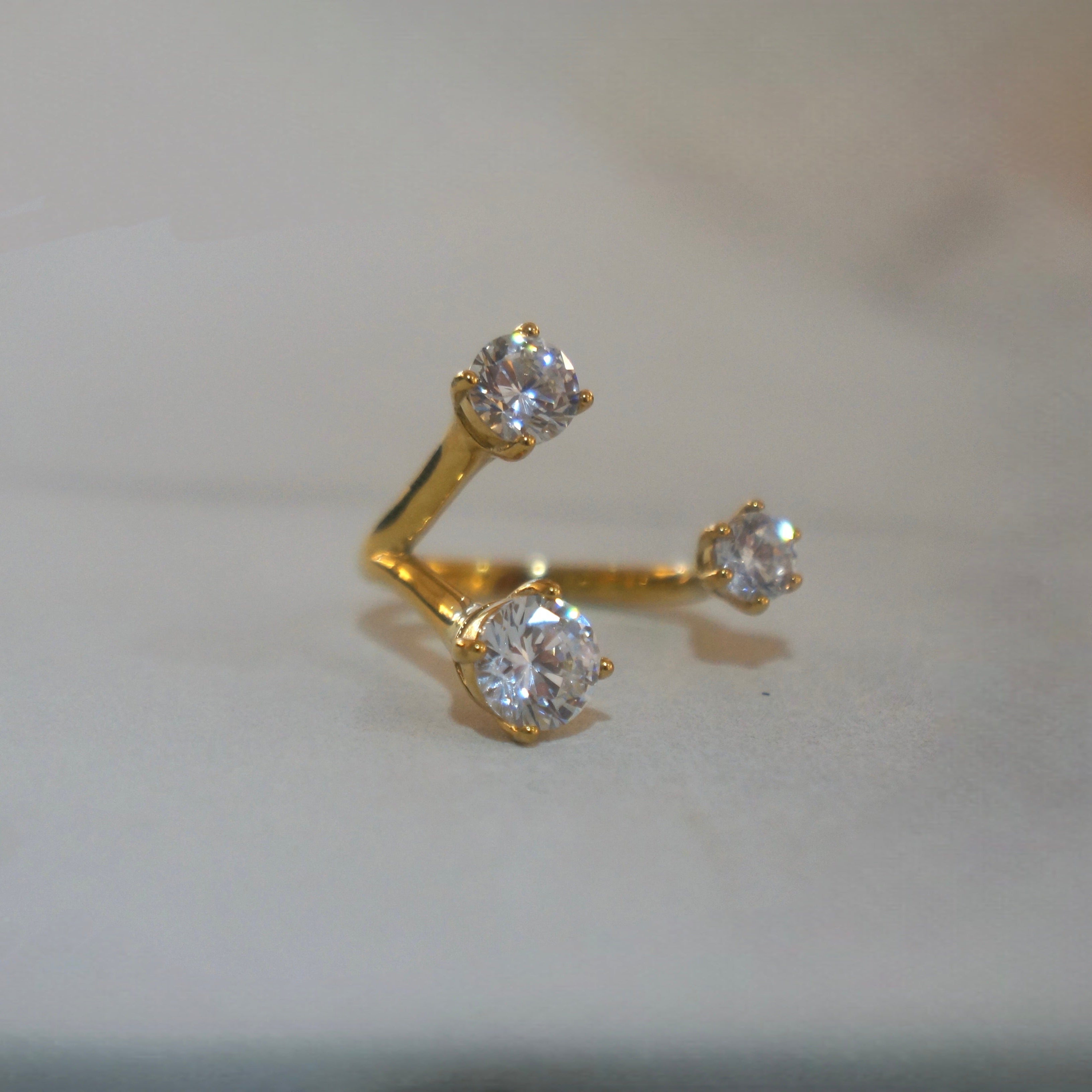 Anillo 3 brillos