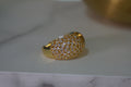 anillo con brillo