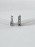 Huggie con brillo plata