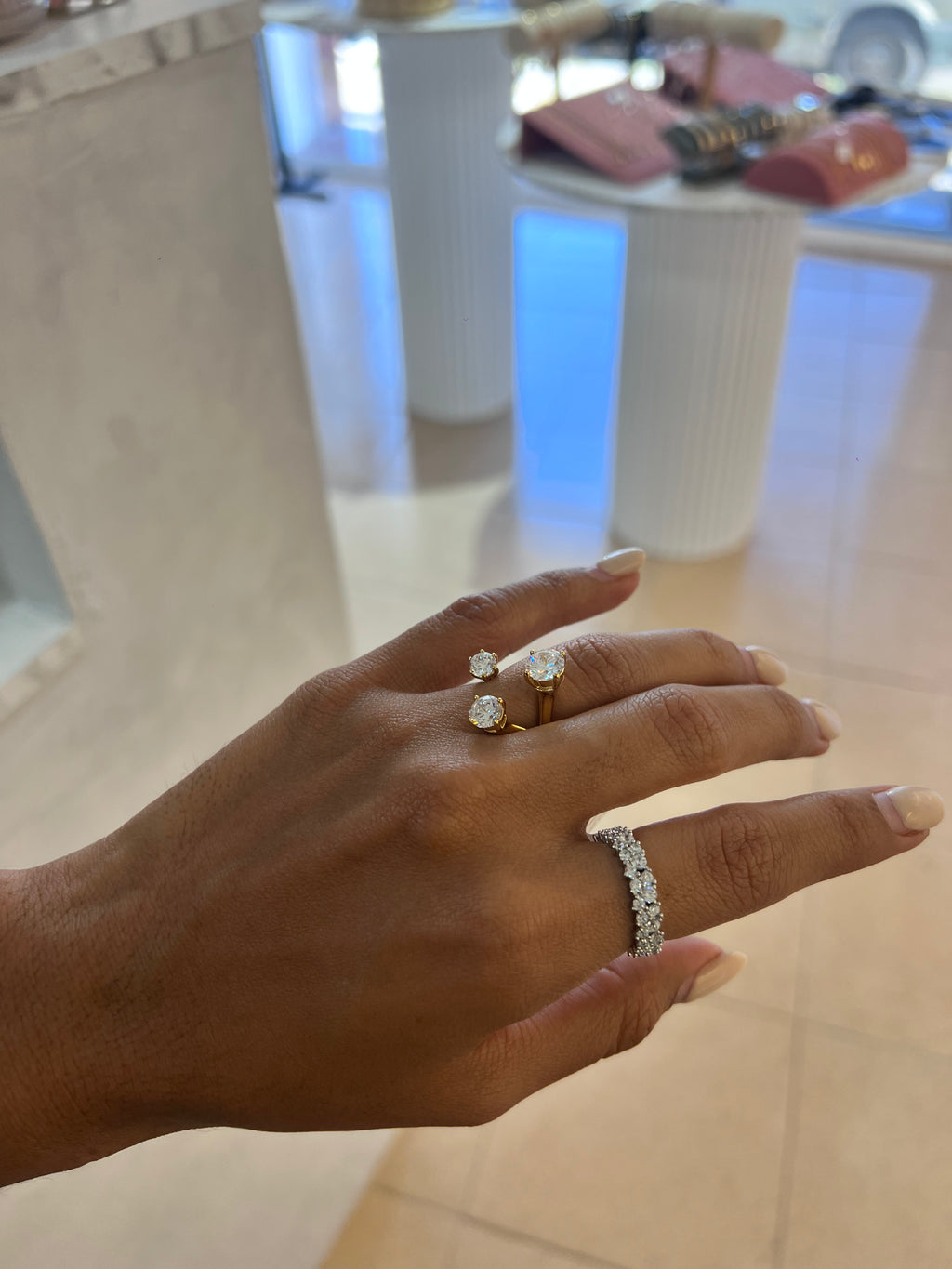 Anillo 3 brillos